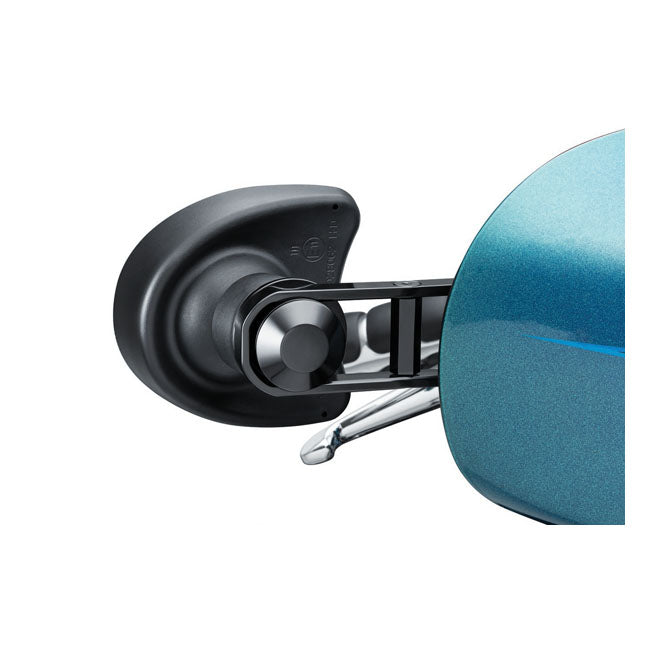 Kuryakyn, Batwing adjustable drop mirror mount. Black Mirrors Adapters Kuryakyn