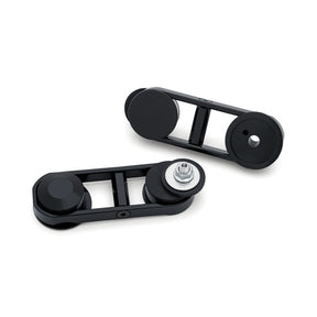 Kuryakyn, Batwing adjustable drop mirror mount. Black Mirrors Adapters Kuryakyn