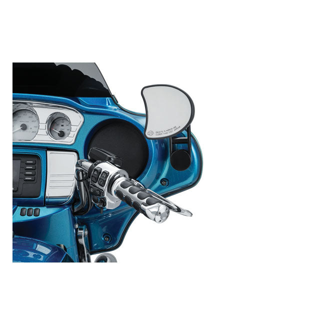 Kuryakyn, Batwing adjustable drop mirror mount. Black Mirrors Adapters Kuryakyn
