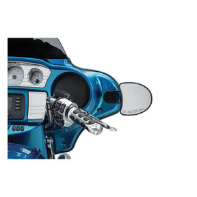 Kuryakyn, Batwing adjustable drop mirror mount. Black Mirrors Adapters Kuryakyn