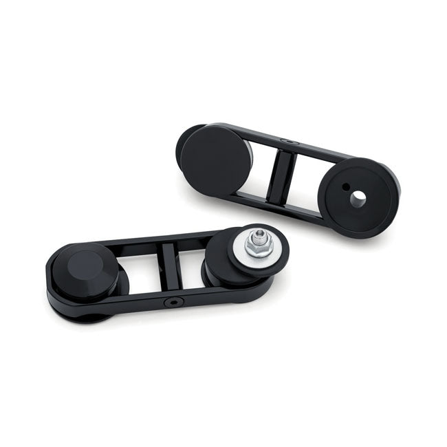 Kuryakyn, Batwing adjustable drop mirror mount. Black Mirrors Adapters Kuryakyn