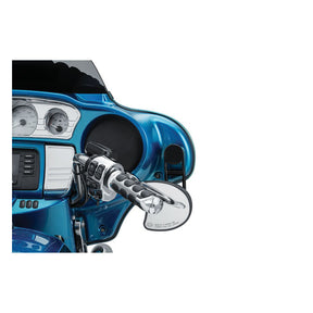 Kuryakyn, Batwing adjustable drop mirror mount. Black Mirrors Adapters Kuryakyn