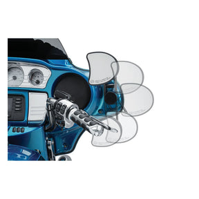 Kuryakyn, Batwing adjustable drop mirror mount. Black Mirrors Adapters Kuryakyn