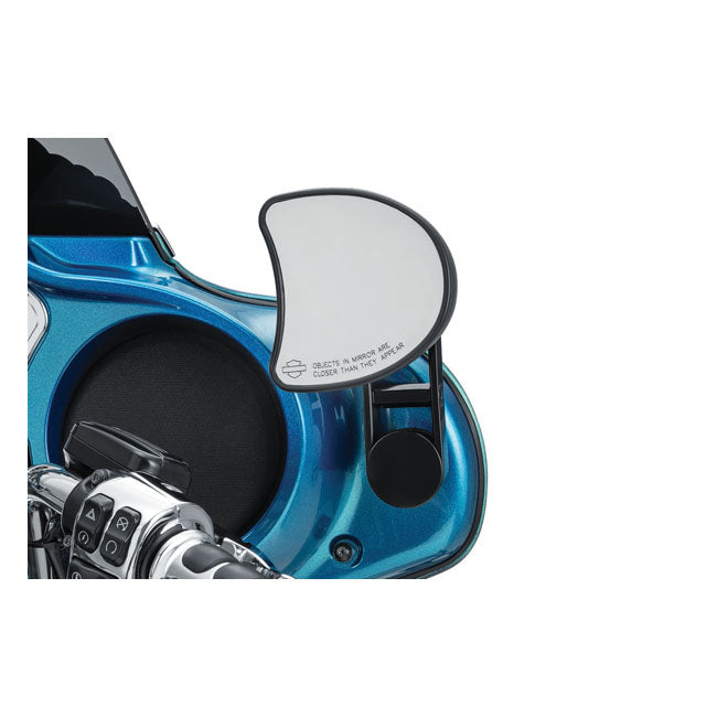Kuryakyn, Batwing adjustable drop mirror mount. Black Mirrors Adapters Kuryakyn