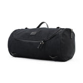 Long Ride, Roll Bag Waxed Cotton Wide. Black Wax Tool & Fork Bags Longride