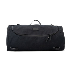 Long Ride, Roll Bag Waxed Cotton Wide. Black Wax Tool & Fork Bags Longride