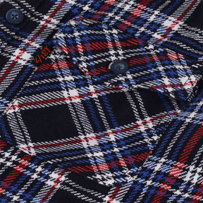 13 1/2 Woodland Check Shirt, Navy/Red Shirt 13 And A Half Company