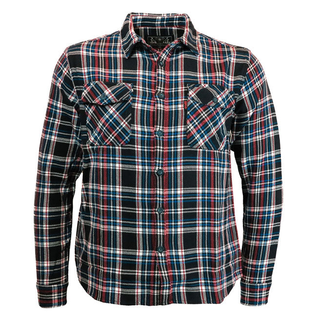 13 1/2 Woodland Check Shirt, Navy/Red Shirt 13 And A Half Company