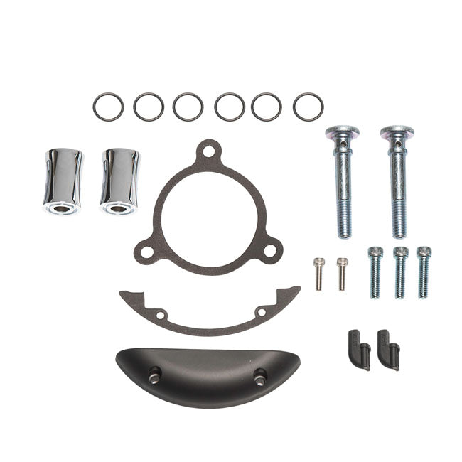 Arlen Ness Replacement Hardware Kits: Inverted / Method® / Clear Tear™ / Sidekick, Chrome 08-16 Touring / 16-17 FLST & FXDLS Aircleaner Hardware Arlen Ness