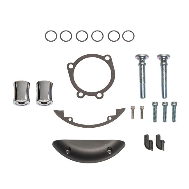 Arlen Ness Replacement Hardware Kits: Inverted / Method® / Clear Tear™ / Sidekick, Chrome - 00-17 Twin Cam Aircleaner Hardware Arlen Ness