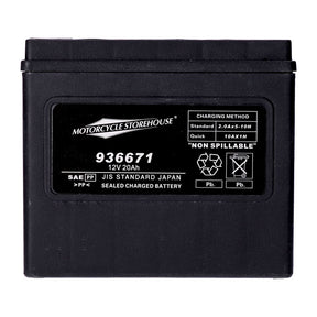 Mcs, Standard Series Agm Sealed Battery. 12v, 20ah. 320cca Batteries Mcs