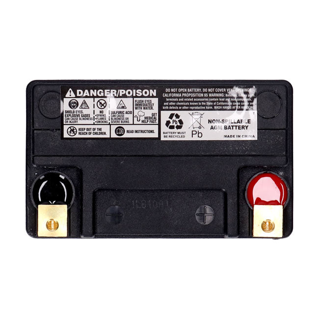 Mcs, Standard Series Agm Sealed Battery. 12 V, 14 Ah. 240 Cca Batteries Mcs