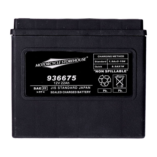 Mcs, Standard Series Agm Sealed Battery. 12v, 22ah. 325cca Batteries Mcs