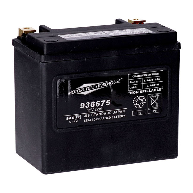 Mcs, Standard Series Agm Sealed Battery. 12v, 22ah. 325cca Batteries Mcs
