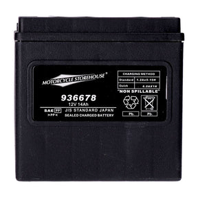 Mcs, Standard Series Agm Sealed Battery. 12v, 14ah. 240cca Batteries Mcs