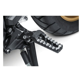 Kuryakyn, Splined peg adapters front. Satin black Footpegs Mounts Kuryakyn