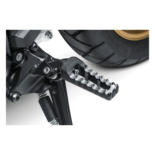 Kuryakyn, Splined peg adapters front. Satin black Footpegs Mounts Kuryakyn