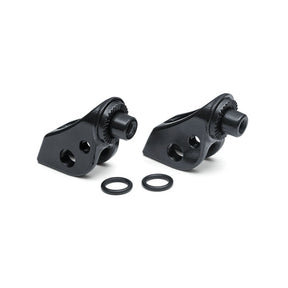 Kuryakyn, Splined peg adapters front. Satin black Footpegs Mounts Kuryakyn