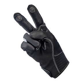 Biltwell Bridgeport gloves gray/black GLOVES Biltwell