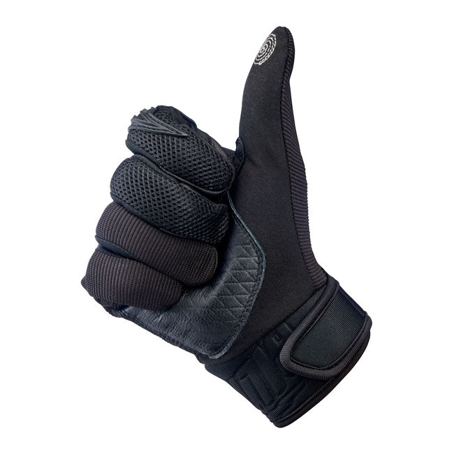 Biltwell Baja Gloves, Black Out Gloves Biltwell
