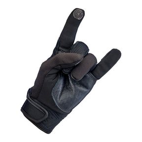 Biltwell Baja Gloves, Black Out Gloves Biltwell