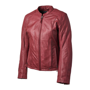 Roland Sands Argonne 74 female jacket merlot Jackets Female Roland Sands Design
