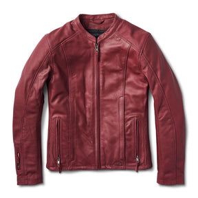 Roland Sands Argonne 74 female jacket merlot Jackets Female Roland Sands Design
