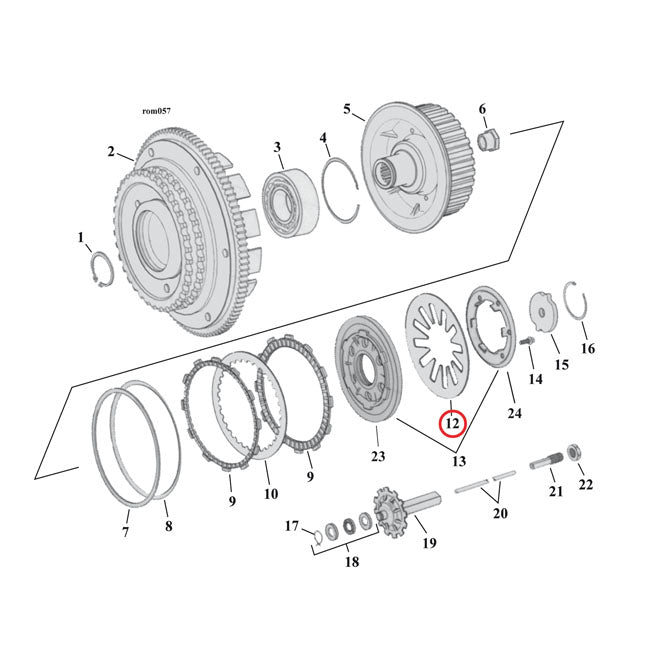 Barnett Clutch Spring 98 17 B.T. Diaphragm Clutch Springs Barnett