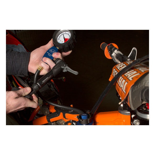 Motion Pro, cooling system test tool. Type B Tools Front Fork Motion Pro