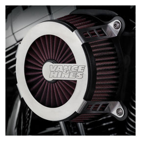 Vance & Hines V02 Cage Fighter Air Cleaner, Brushed - 17-23 Touring & 17-2023 Trike & 18-23 Softail Air Cleaner Vance & Hines