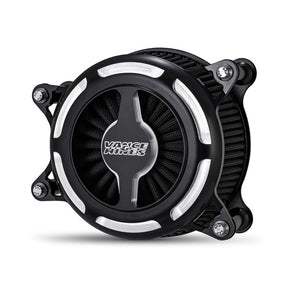 Vance & Hines VO2 Blade Air Cleaner, Black Contrast - 17-23 Touring & 17-23 Trike & 18-23 Softail Air Cleaner Vance & Hines