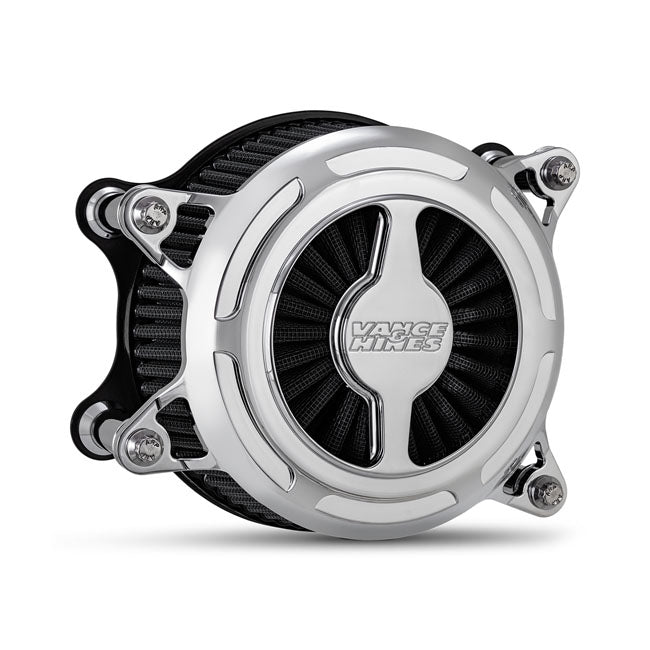 Vance & Hines VO2 Blade Air Cleaner, Chrome - 17-23 Touring & 17-23 Trike & 18-23 Softail Air Cleaner Vance & Hines