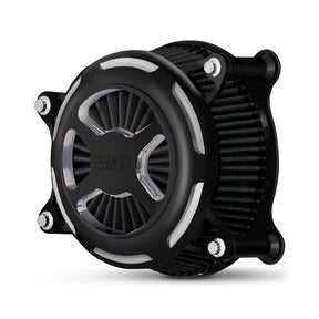 Vance & Hines V02 X Air Cleaner, Black Contrast - 17-23 Touring & 17-23 Trike & 18-23 Softail Air Cleaner Vance & Hines