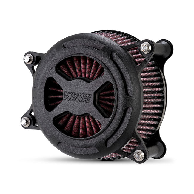 Vance & Hines V02 X Air Cleaner, Black - 17-23 Touring & 17-23 Trike & 18-23 Softail Air Cleaner Vance & Hines