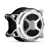 Vance & Hines V02 X Air Cleaner, Chrome - 17-23 Touring & 17-23 Trike & 18-23 Softail Air Cleaner Vance & Hines