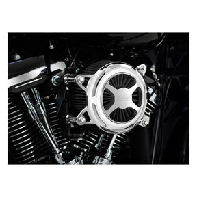 Vance & Hines V02 X Air Cleaner, Chrome - 17-23 Touring & 17-23 Trike & 18-23 Softail Air Cleaner Vance & Hines