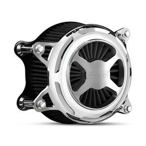 Vance & Hines V02 X Air Cleaner, Chrome - 17-23 Touring & 17-23 Trike & 18-23 Softail Air Cleaner Vance & Hines