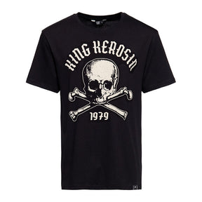 King Kerosin Skull Palma T Shirt Black T-Shirt King Kerosin