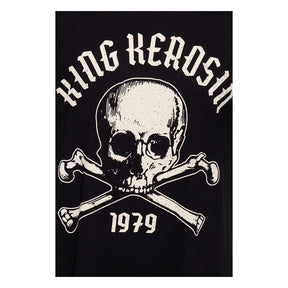 King Kerosin Skull Palma T Shirt Black T-Shirt King Kerosin
