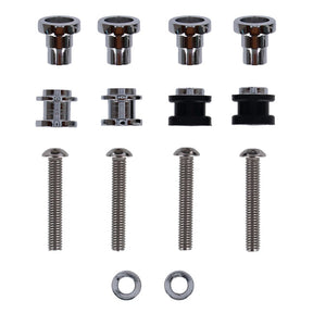 Mcs MCS Docking Hardware Kit, Chrome - 18+ Softail Sissy Bars Misc Mcs