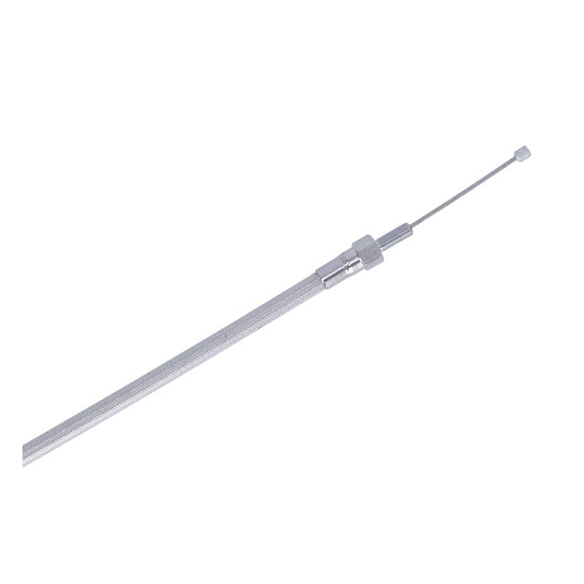 Mcs, Clutch Cable 62" (157cm). Chrome Cables Clutch Mcs