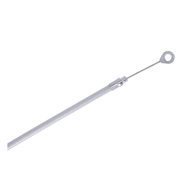 Mcs, Clutch Cable 62" (157cm). Chrome Cables Clutch Mcs