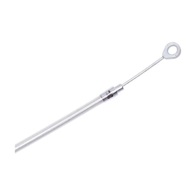 Mcs, Clutch Cable 66" (168cm). Chrome Cables Clutch Mcs