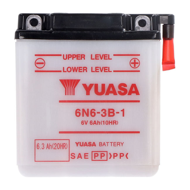 Yuasa, Conventional 6V battery Batteries Yuasa
