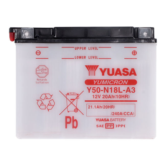 Yuasa, Yumicron battery Y50-N18L-A3 Batteries Yuasa