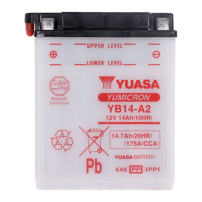 Yuasa, Yumicron battery YB14-A2 Batteries Yuasa