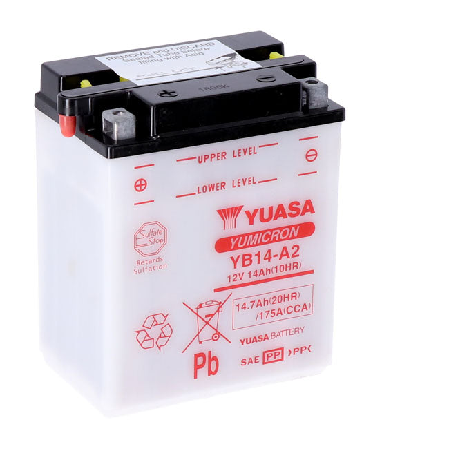 Yuasa, Yumicron battery YB14-A2 Batteries Yuasa