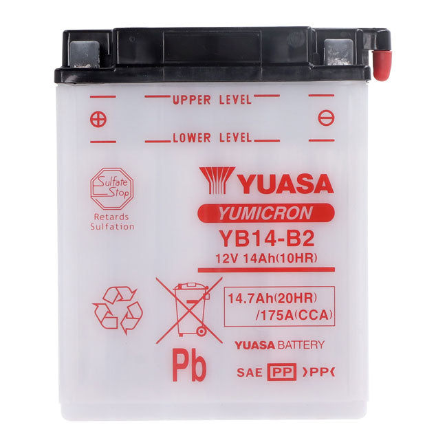 Yuasa, Yumicron battery YB14-B2 Batteries Yuasa