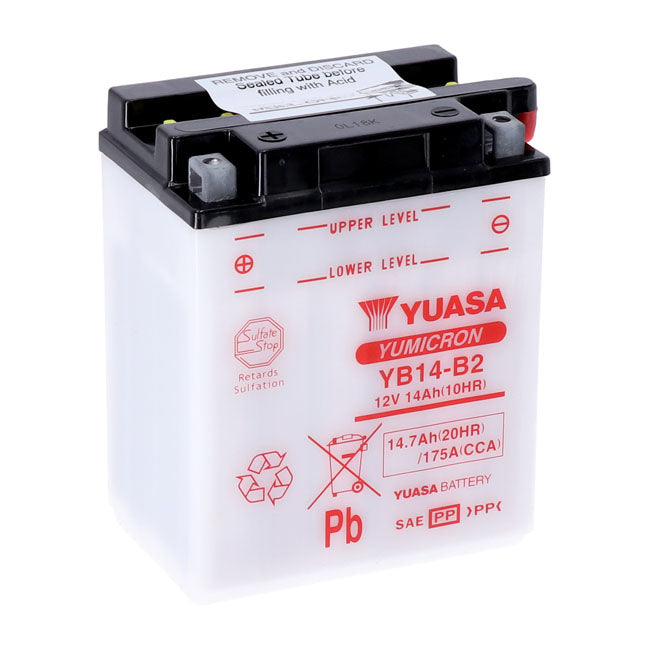 Yuasa, Yumicron battery YB14-B2 Batteries Yuasa