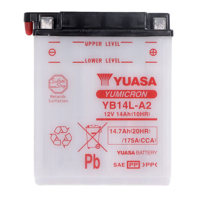 Yuasa, Yumicron battery YB14L-A2 Batteries Yuasa